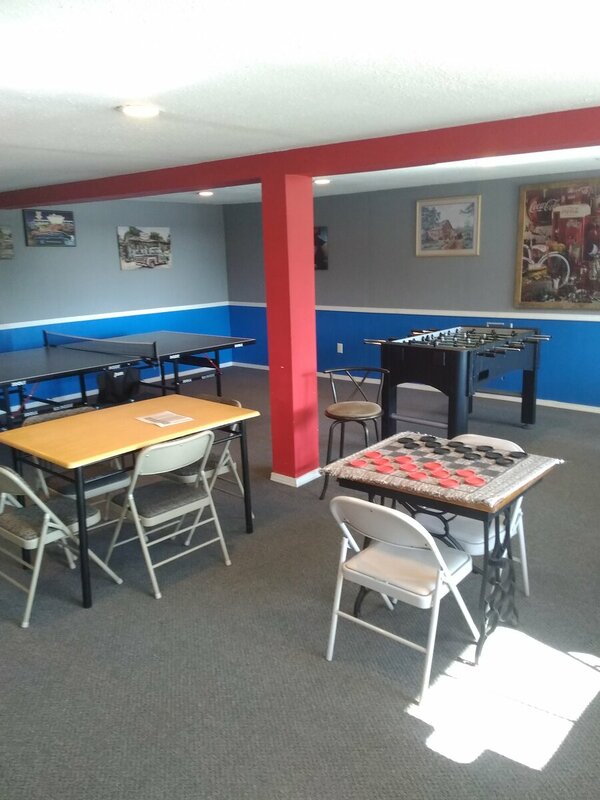 Foosball, Checkers, Pingpong and the puzzle table