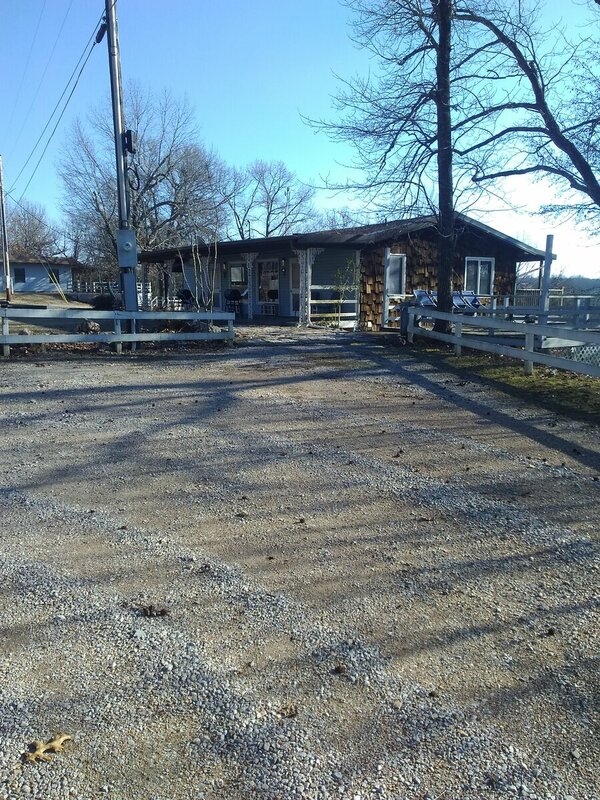 Parking area for Cabins #1 & 2