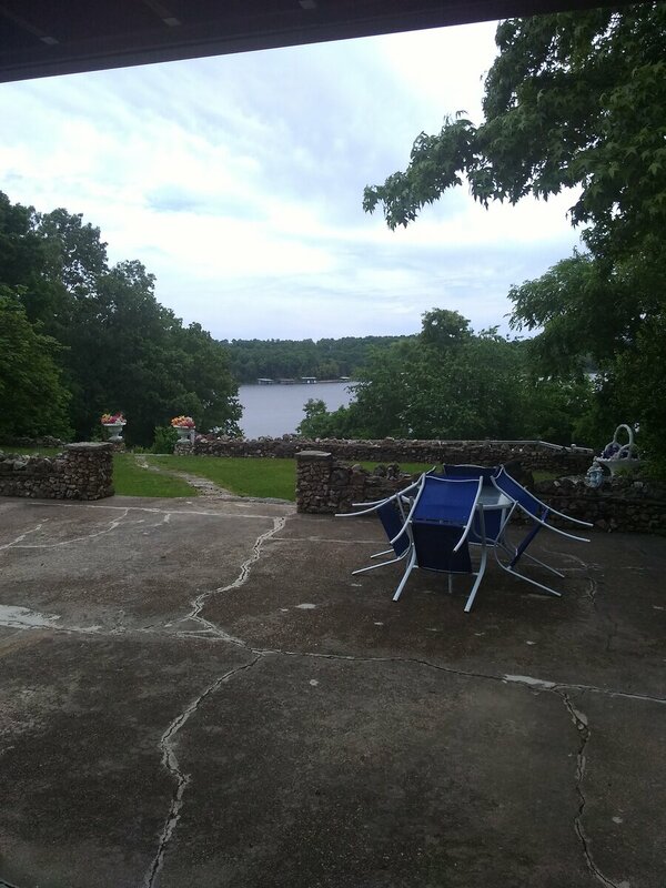Lake view from patio