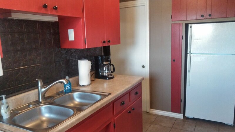 Kitchen full size appliances Stove, Microwave, Refrigerator