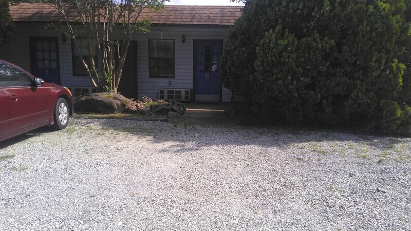 Front Door Parking area view